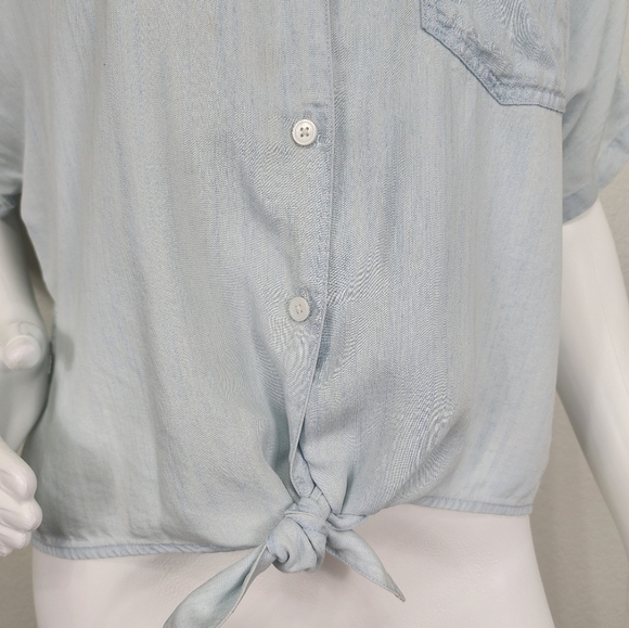 NWT‎ Rails Blue Boho Coastal Cowgirl Top Size M - Picture 10 of 11